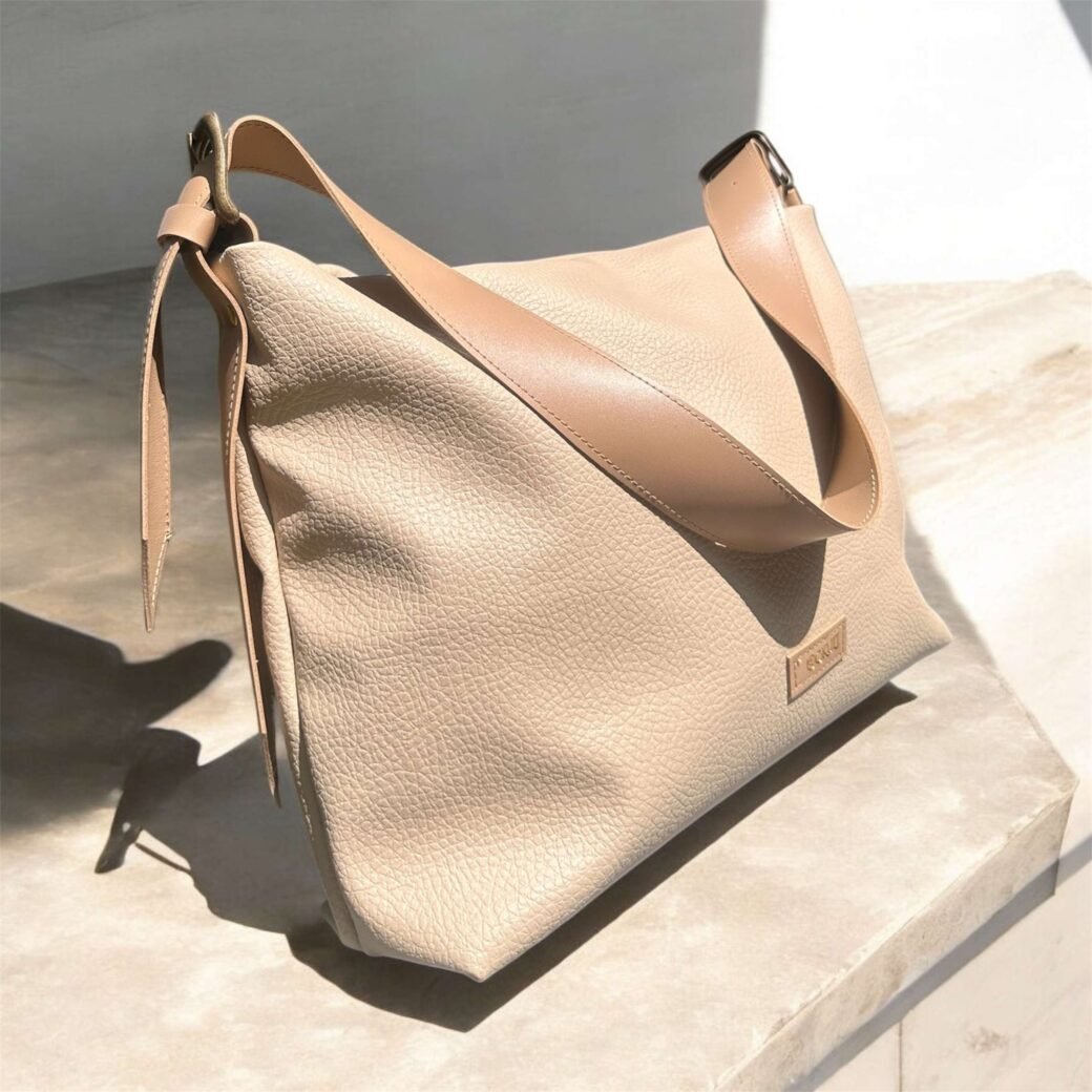 Beige Belted Bag - Image 4
